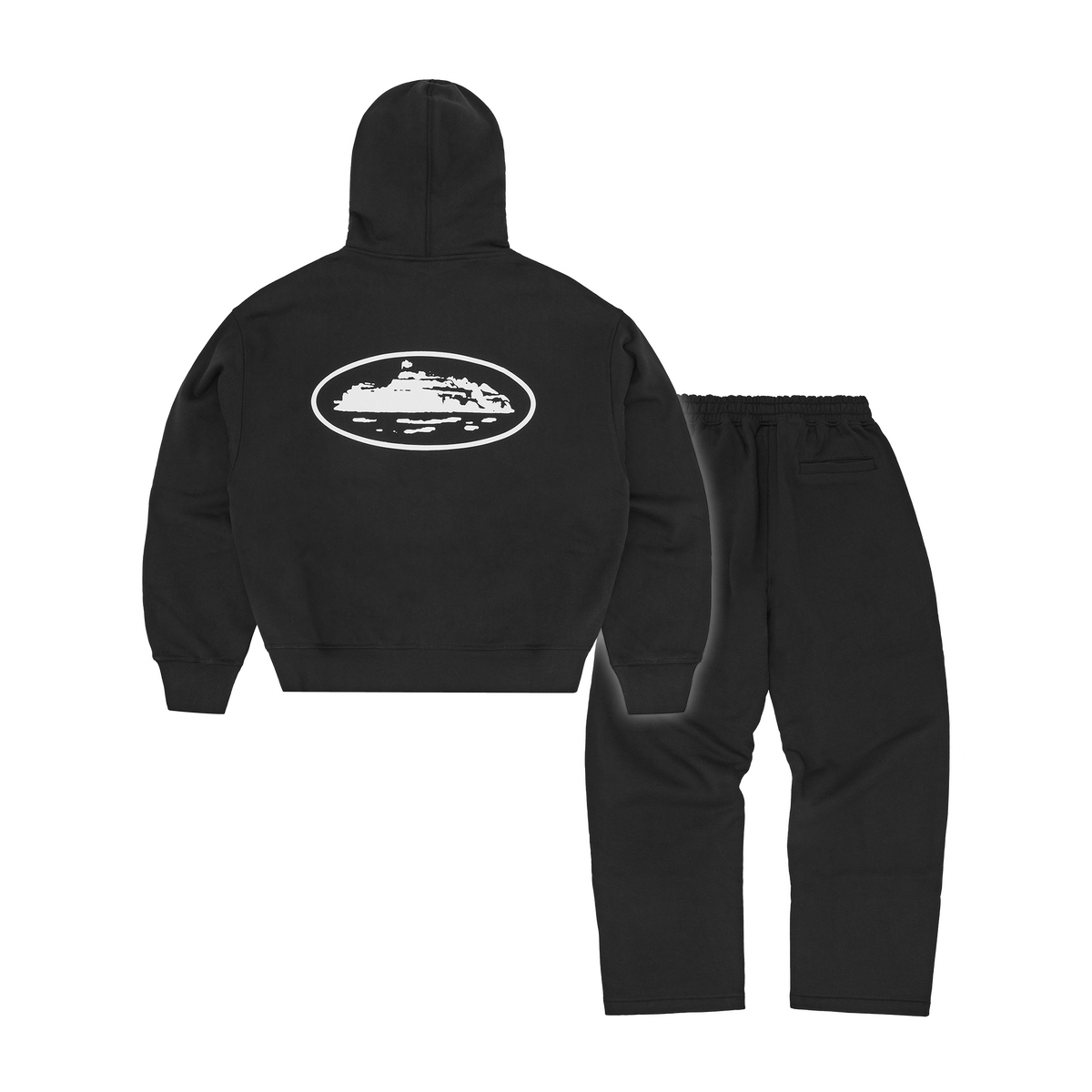 ISLAND PUFF PRINT TRACKSUIT [BLACK]