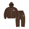 ISLAND PUFF PRINT TRACKSUIT [BROWN]