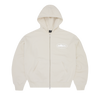 ISLAND PUFF PRINT ZIP HOODIE [OFF WHITE]