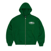 ISLAND PUFF PRINT ZIP HOODIE [GREEN]