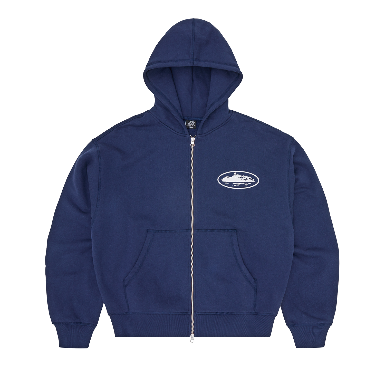 ISLAND PUFF PRINT ZIP HOODIE [NAVY] – CRTZRTW
