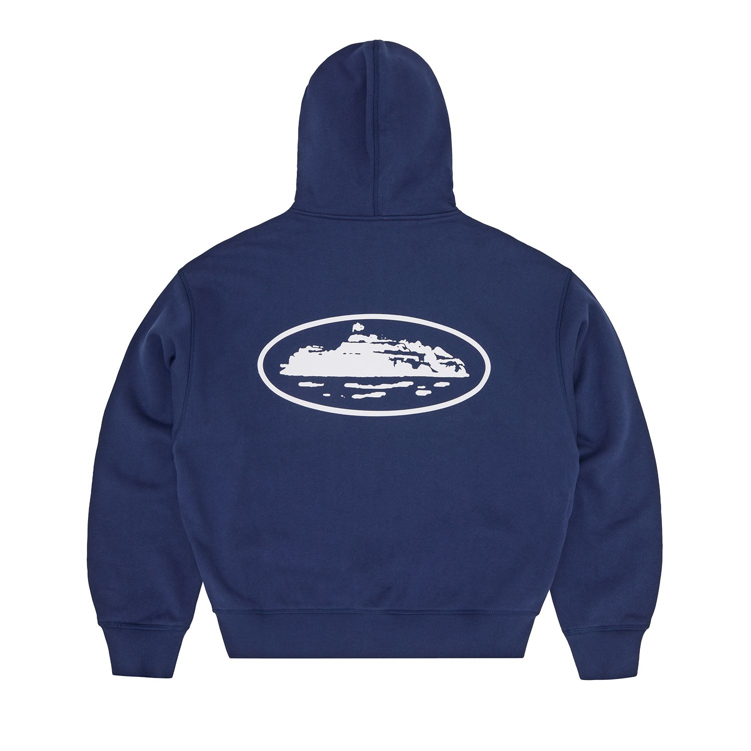 ISLAND PUFF PRINT ZIP HOODIE [NAVY] – CRTZRTW