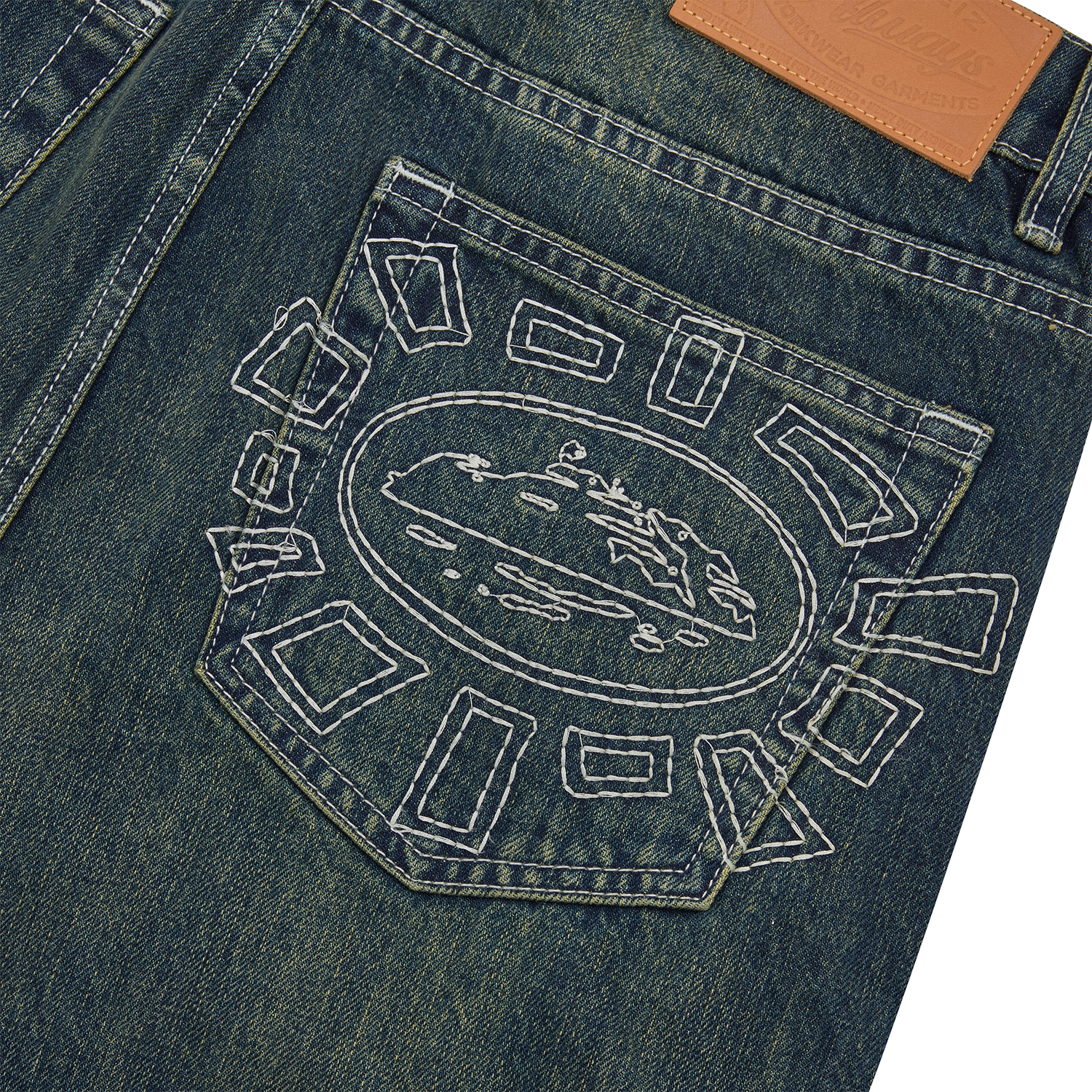 ALWEIZ BAGGY JEANS [VINTAGE INDIGO]
