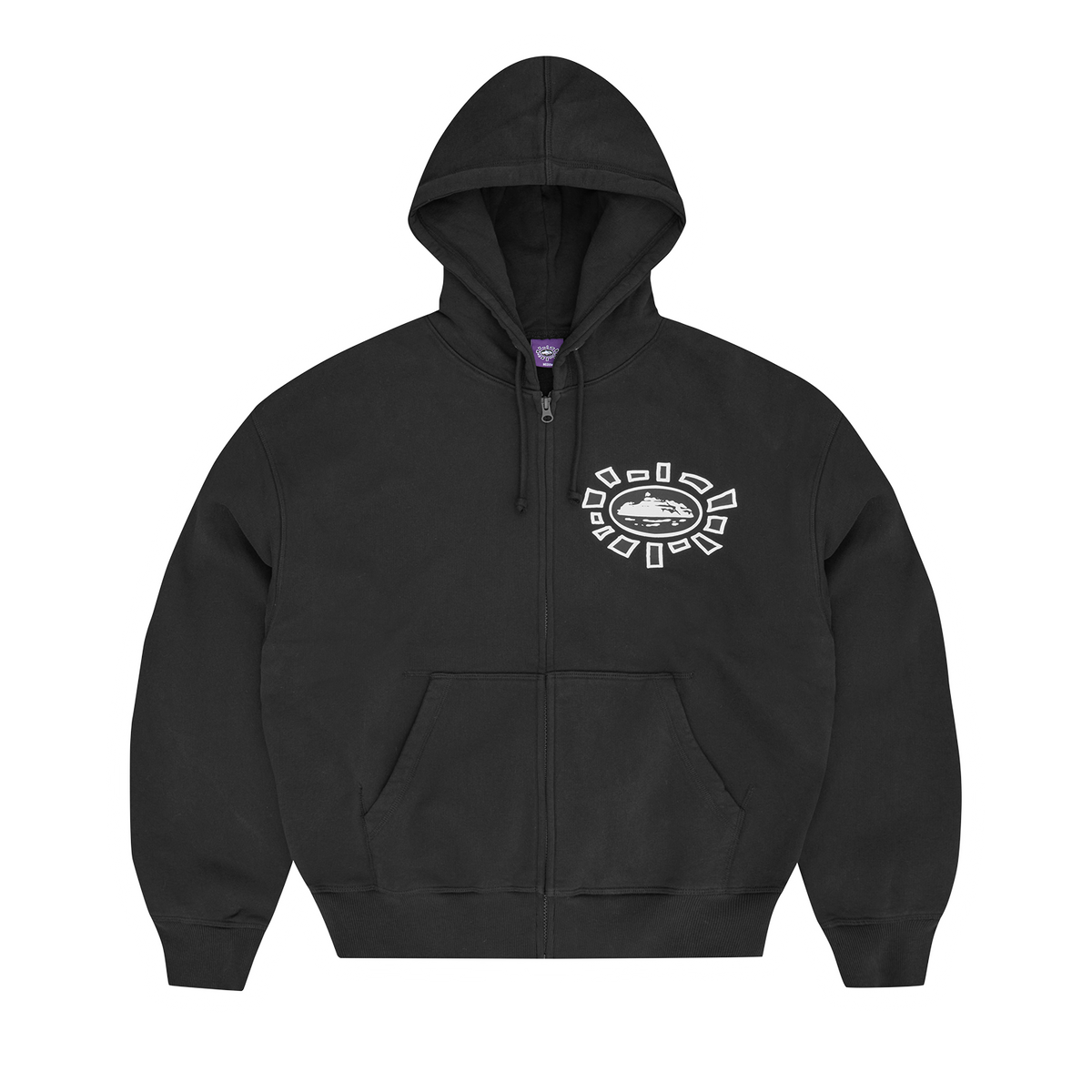ALWEIZ ZIP HOODIE [BLACK]