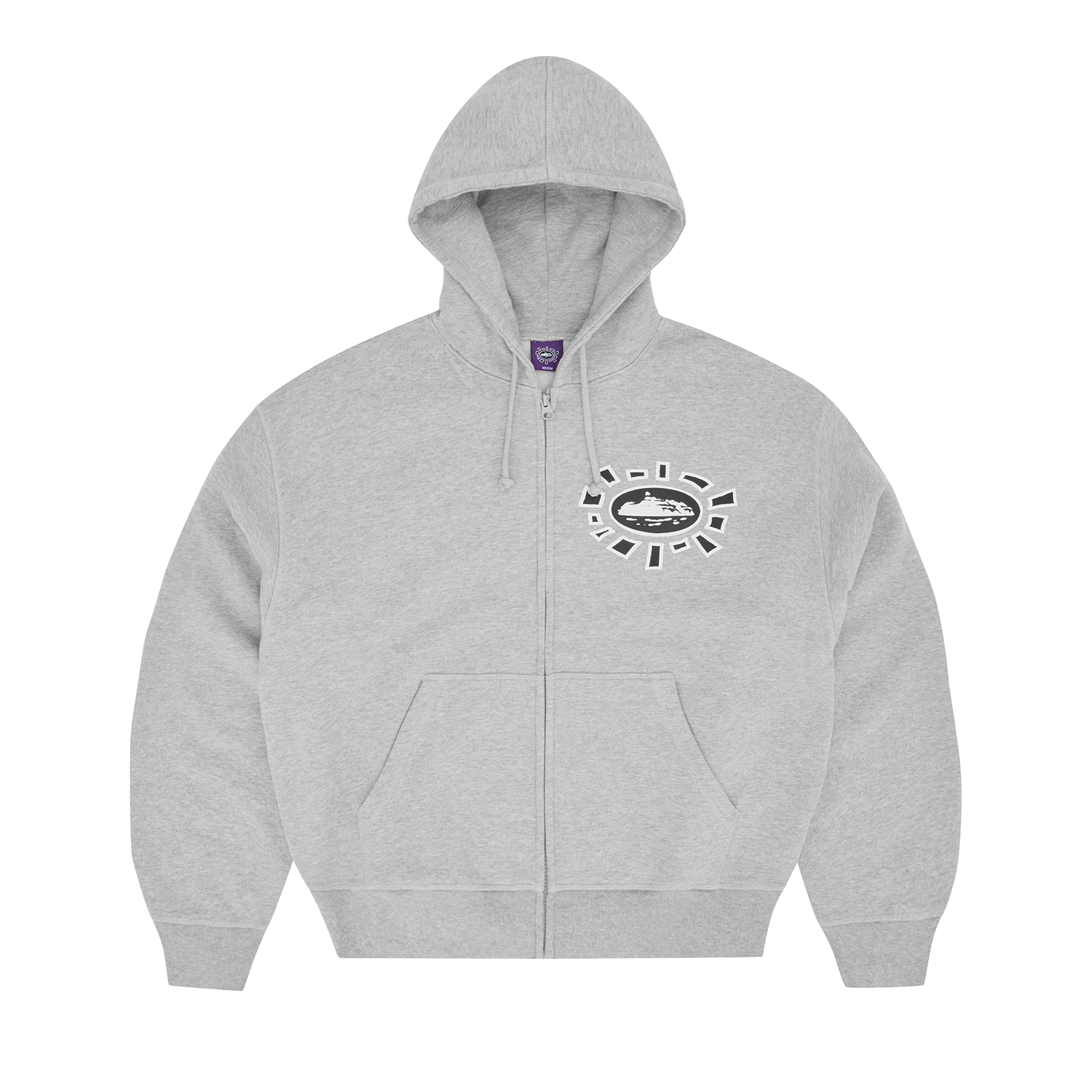 ALWEIZ ZIP HOODIE [HEATHER GREY]