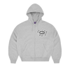 ALWEIZ ZIP HOODIE [HEATHER GREY]
