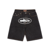 ISLAND DENIM SHORT [WASHED BLACK]