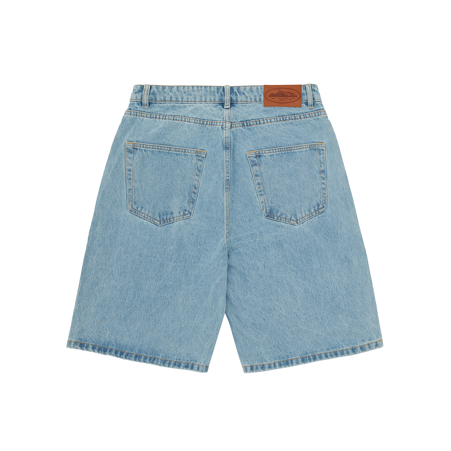 ISLAND BAGGY DENIM SHORT [STONEWASH]