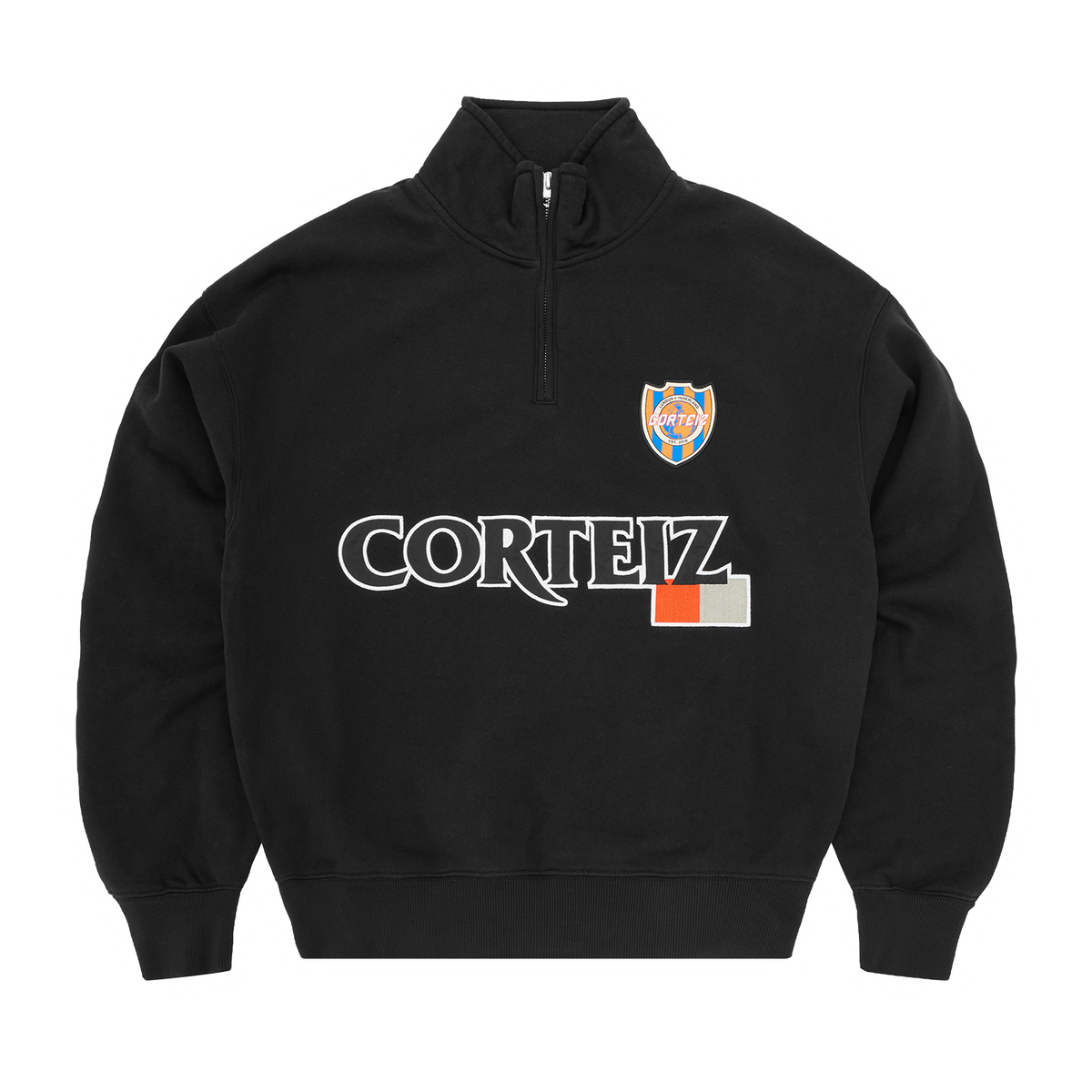 GIAPPONESE QUARTER ZIP [BLACK]