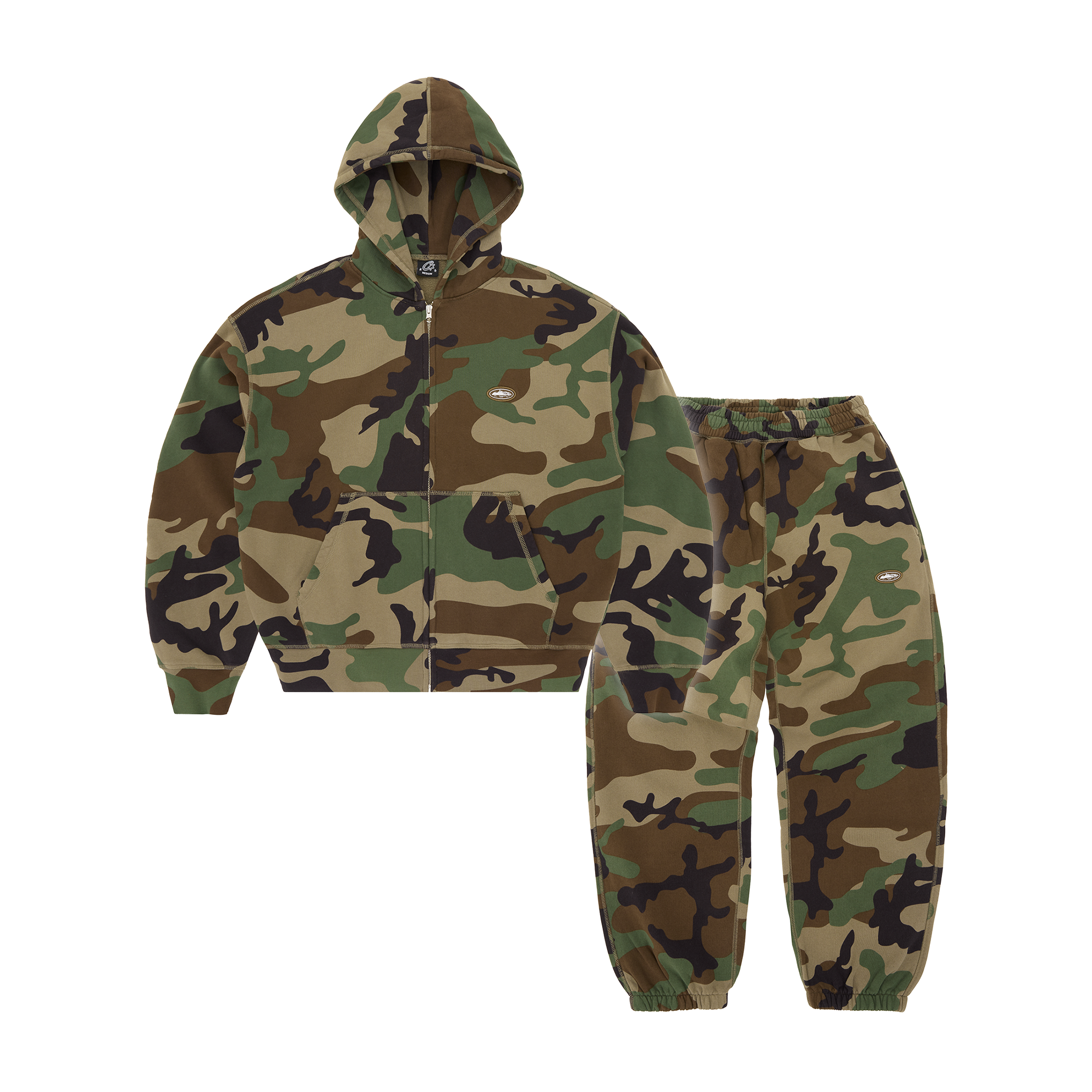 MINI ISLAND HOODIE TRACKSUIT [WOODLAND CAMO]