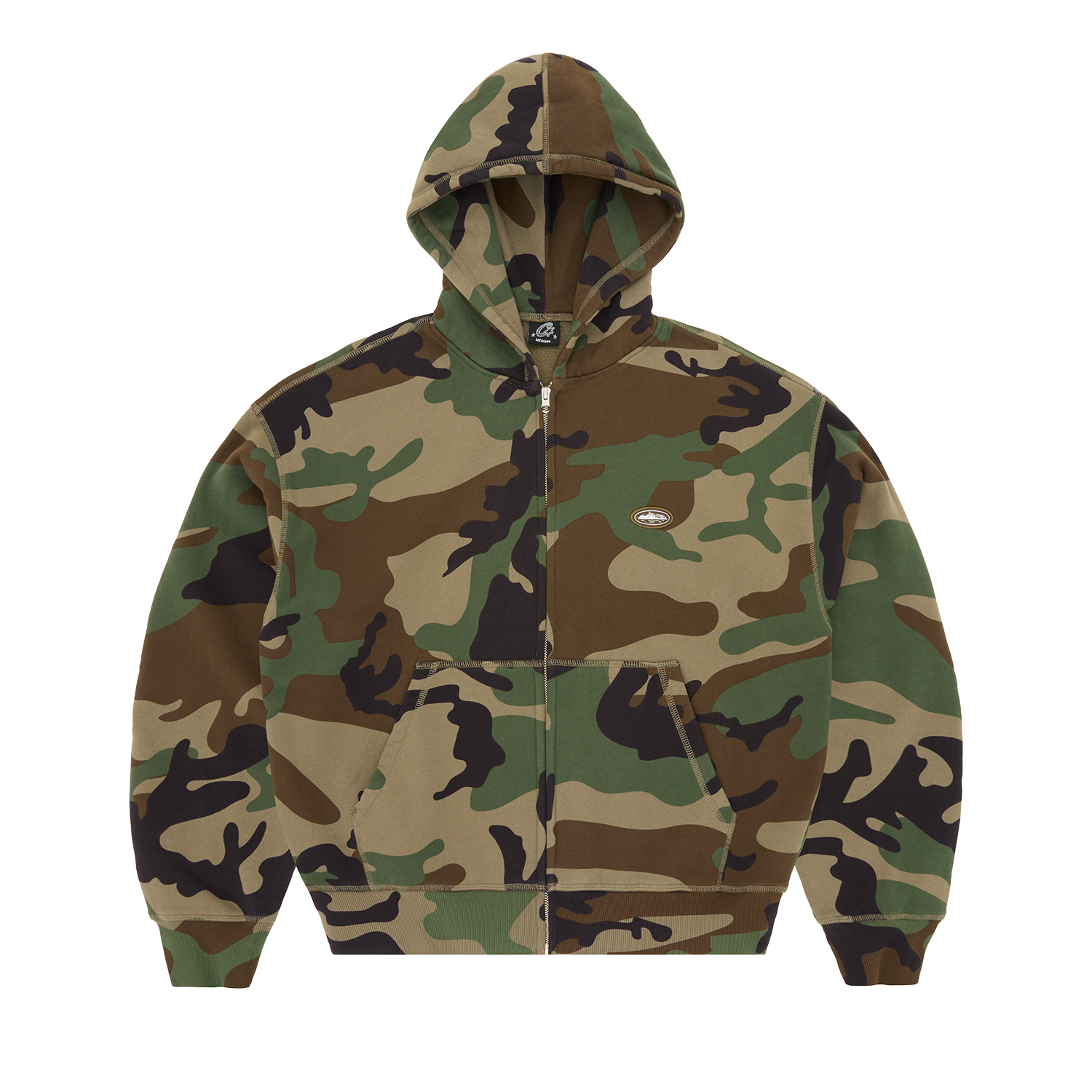 MINI ISLAND ZIP HOODIE [WOODLAND CAMO]