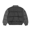 COLLAR BOLO DOWN JACKET [BLACK PLAID]