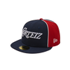 PIRATE RADIO NEW ERA FITTED CAP [NAVY/RED]