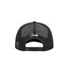 ISLAND PUFF PRINT TRUCKER HAT [WHITE/BLACK]