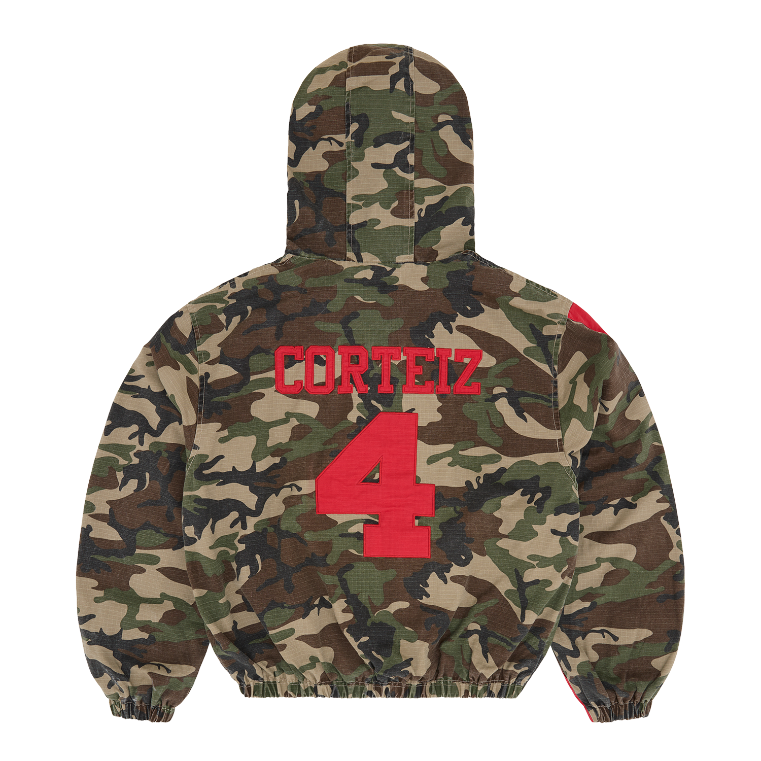 EMBLEM RIPSTOP JACKET [WOODLAND CAMO]