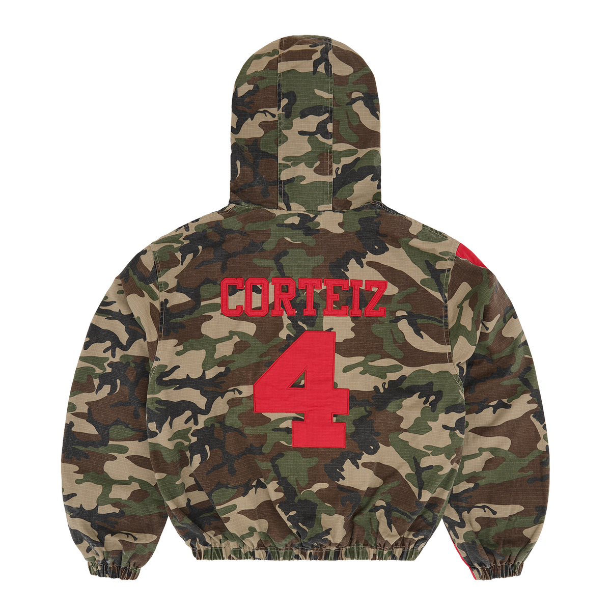 EMBLEM RIPSTOP JACKET [WOODLAND CAMO]