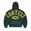 LUNDUN STITCH ZIP HOODIE [FOREST / YELLOW]