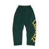 LUNDUN STITCH OPEN HEM SWEATPANT [FOREST / YELLOW]