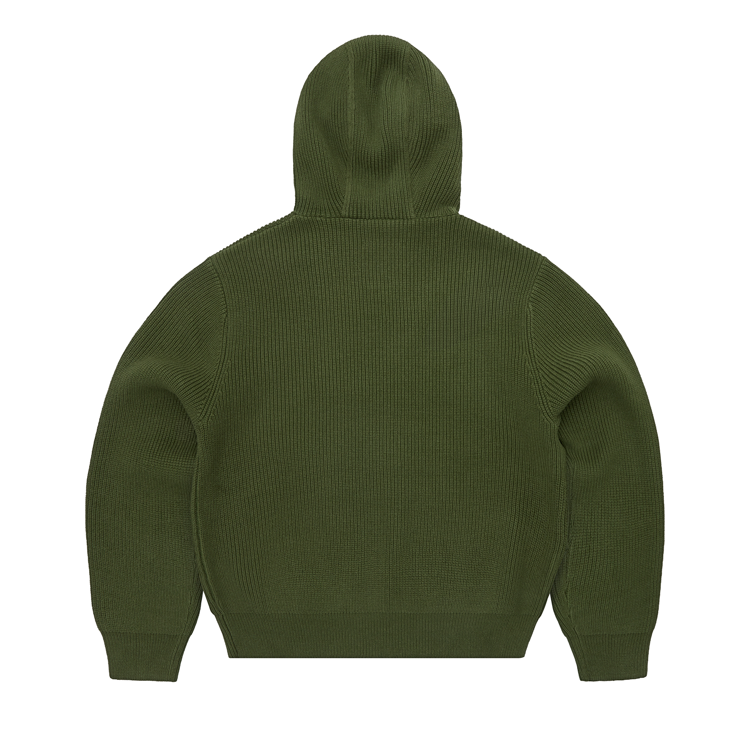 HUEY KNIT HOODIE [OLIVE]
