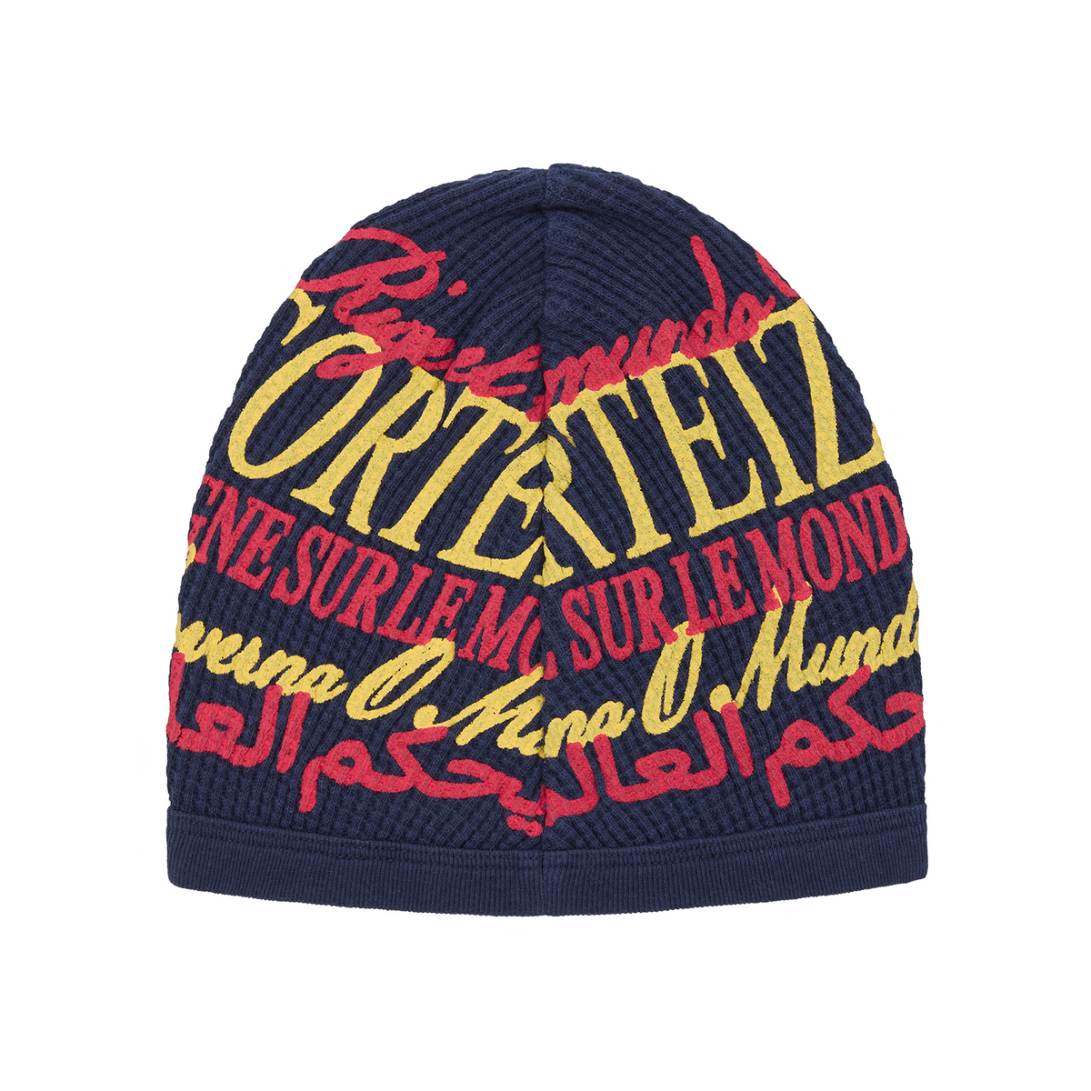WORLDWIDE WAFFLE BEANIE [NAVY]