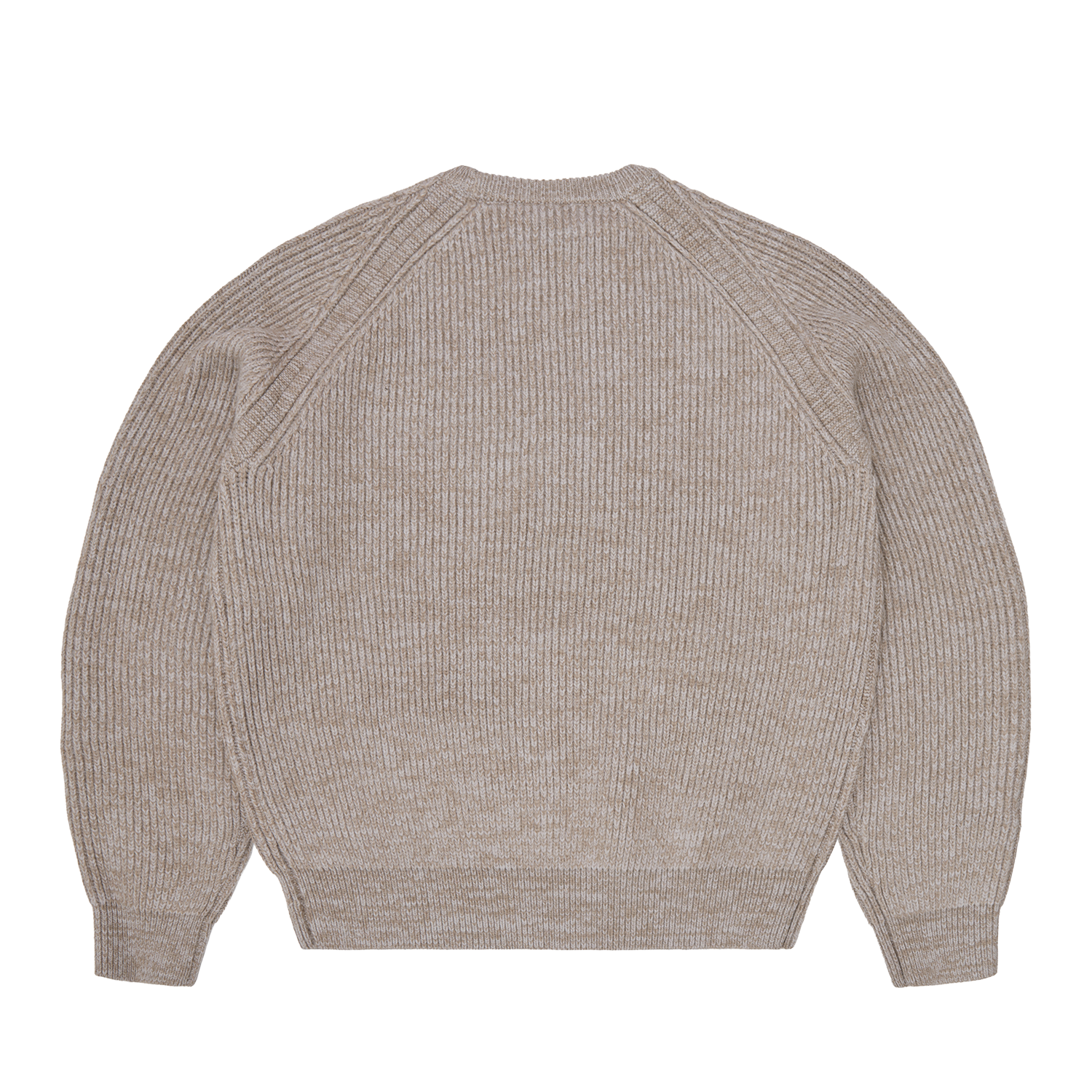 SCRIPT POCKET KNIT SWEATER [OATMEAL] – CRTZRTW