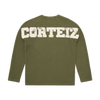 STAR RAGLAN WAFFLE THERMAL [OLIVE]