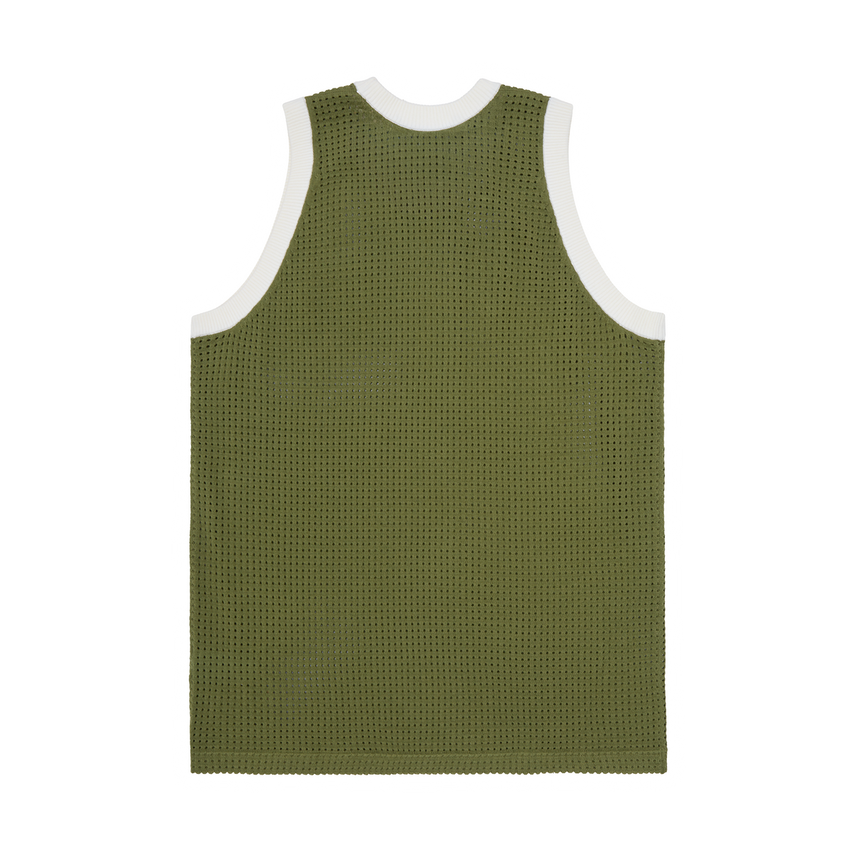 VICE MESH KNIT VEST [OLIVE]