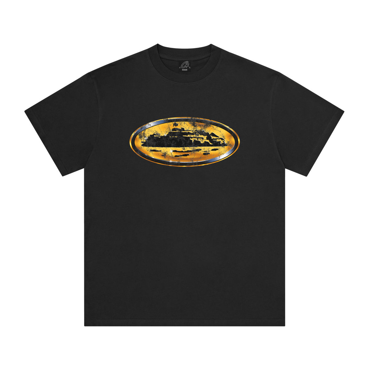 CORRODED ISLAND TEE [BLACK]